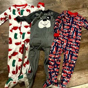 5T Fleece Footed Pajamasmas